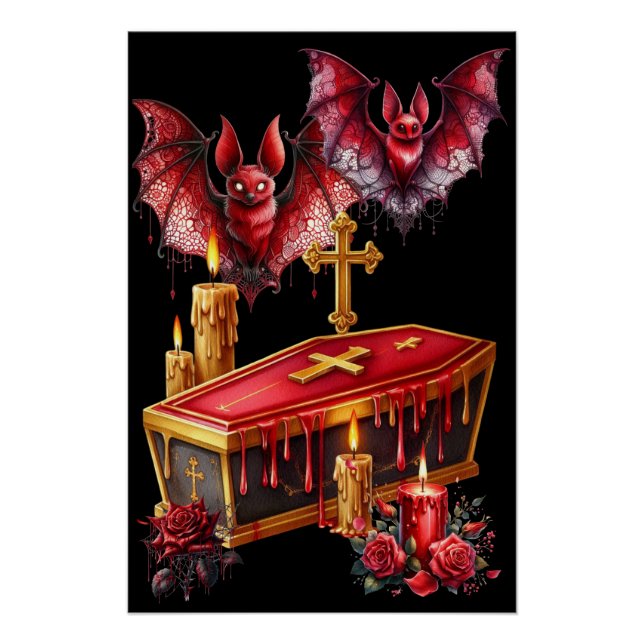 Vampirfledermäuse Poster (Vorderseite)