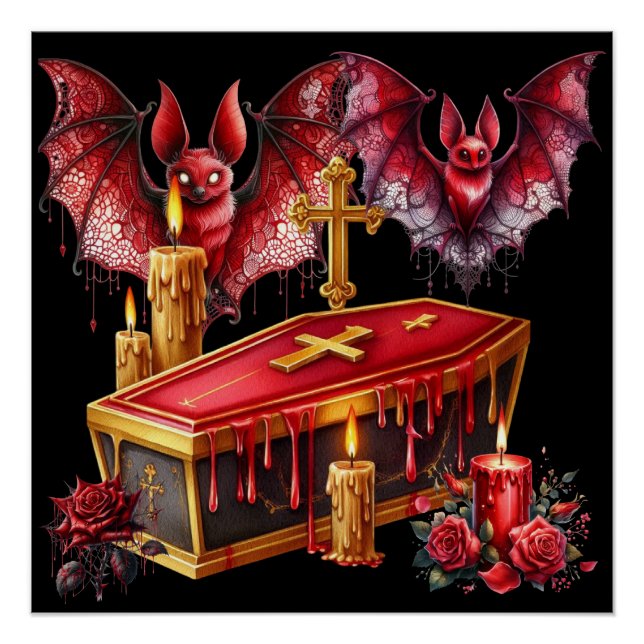 Vampirfledermäuse Poster (Vorderseite)