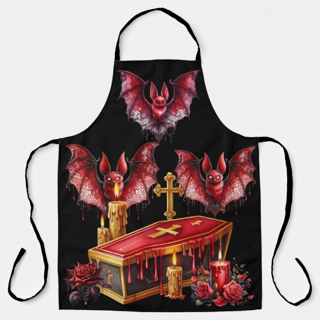 Vampirfledermäuse Schürze (Vorderseite)