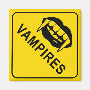 Vampirliebhaber, Vampire-Warnzeichen Magnet