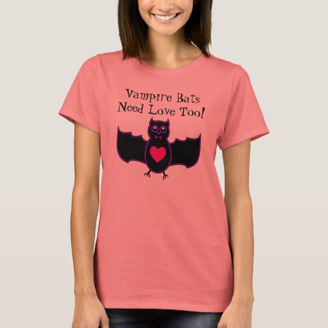 Vampirmäntel brauchen Liebe zu Shirt (Vorderseite)
