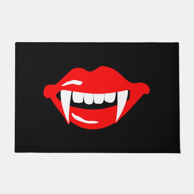 Vampirmmünde Fußmatte (Vorderseite)
