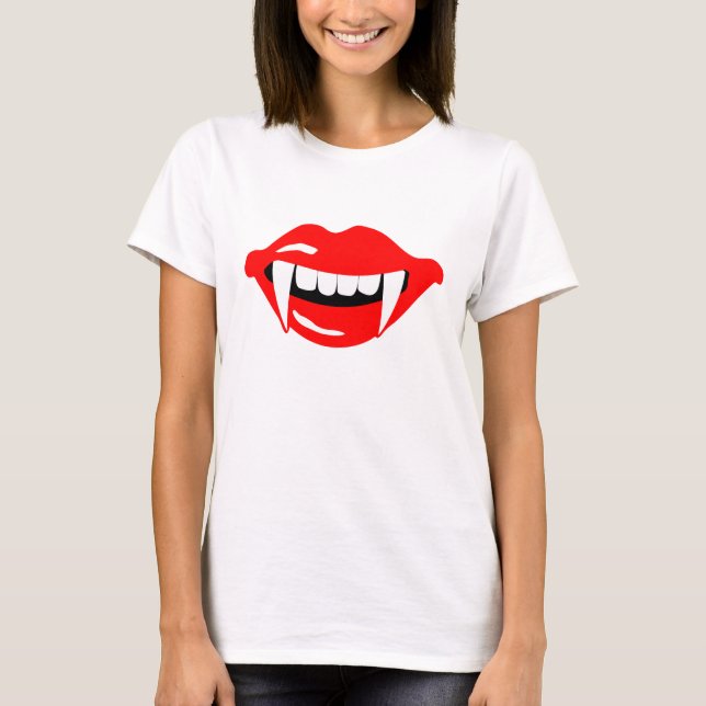 Vampirmmünde T-Shirt (Vorderseite)