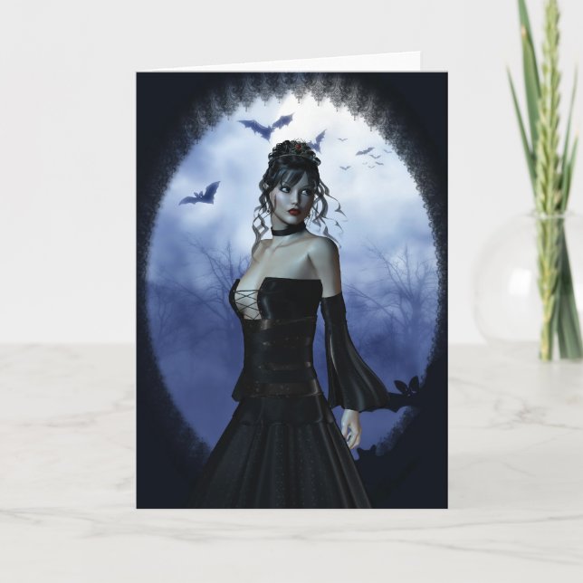 Vampirprinzessin Karte (Vorderseite)