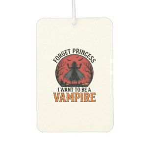 Vampirprinzessin-Shirt Gruselig Retro Halloween-De Autolufterfrischer