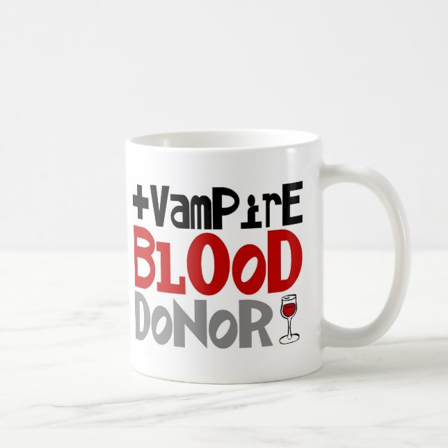 Vampirs-Blutspender Tasse (Rechts)
