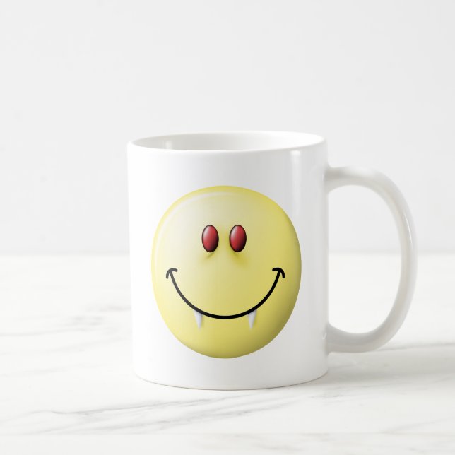 Vampirs-Gesicht Kaffeetasse (Rechts)