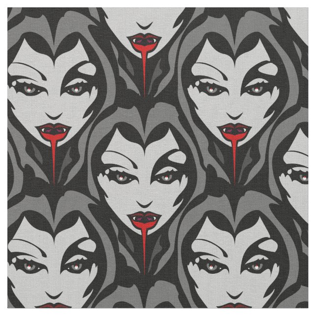 Vampirs-Halloween-Gewebe-Halloween-Gewebe Stoff (Nahaufnahme)