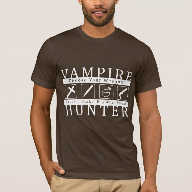 Vampirs-Jäger T-Shirt (Vorderseite)
