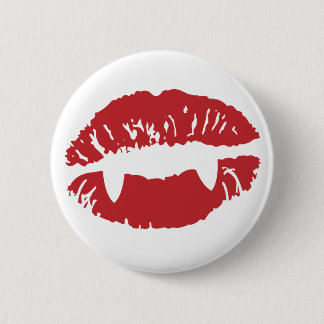Vampirs-Lippenknopf Button