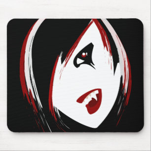 Vampirs-Mädchen Mousepad