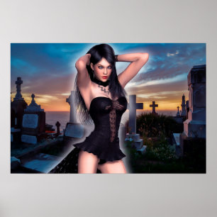 Vampirs-Mädchen Poster