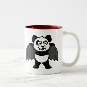 Vampirs-Panda Zweifarbige Tasse