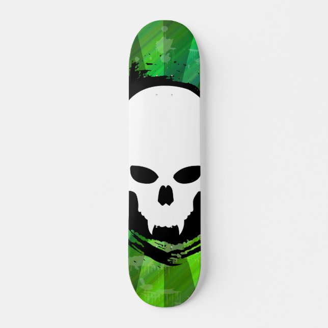 Vampirs-Schädel Skateboard (Vorne)