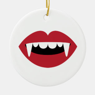 Vampirzange Keramik Ornament