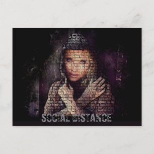 VAMPLIED Social Distanz Postkarte