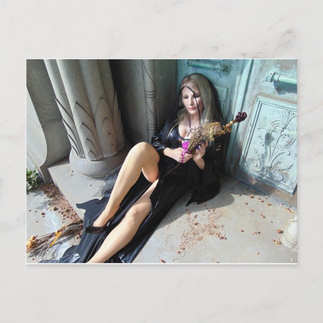 Vamplifizierte Dead Blume Postkarte (Vorderseite)