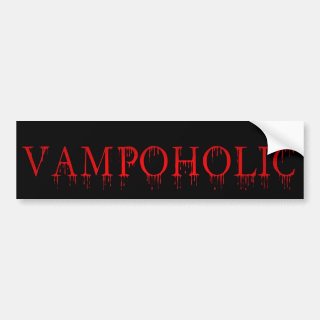 vampoholic Autoaufkleber (Vorne)