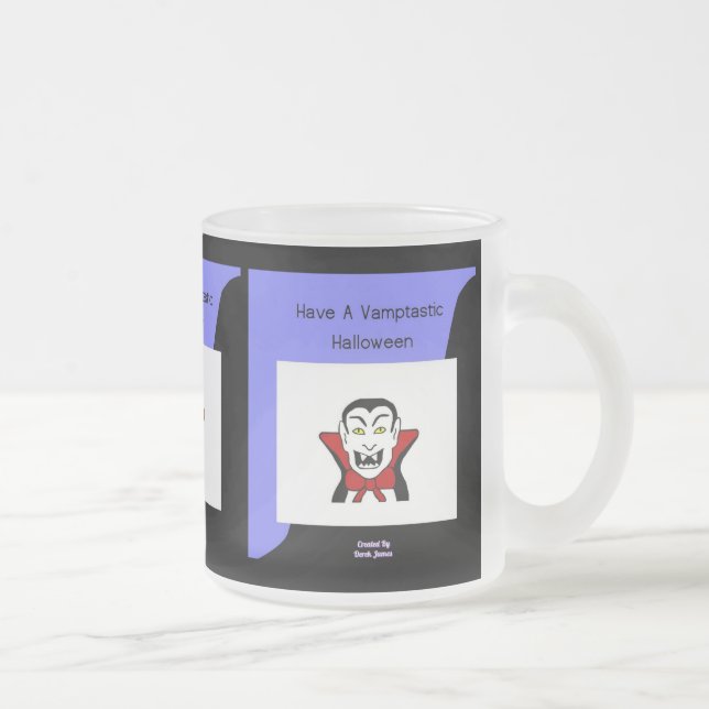Vamptastic Halloween Small Mattiert Glass Tasse (Rechts)