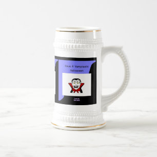 Vamptastische Halloween-Stein-Tasse Bierglas