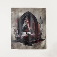 Vampy Boudoir | Gothic Red Viktorianisch Bedroom S