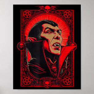 Vamre Dracula Gotische Horror Kunst, Dichtung und Poster