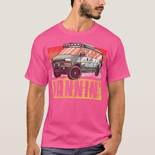 Van Camper Camping Leben Vannin T-Shirt (Vorderseite)