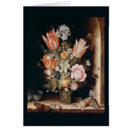 Van den Berghes Blume-Grußkarte