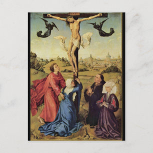 van der Weyden Jesus am Kreuz Postkarte