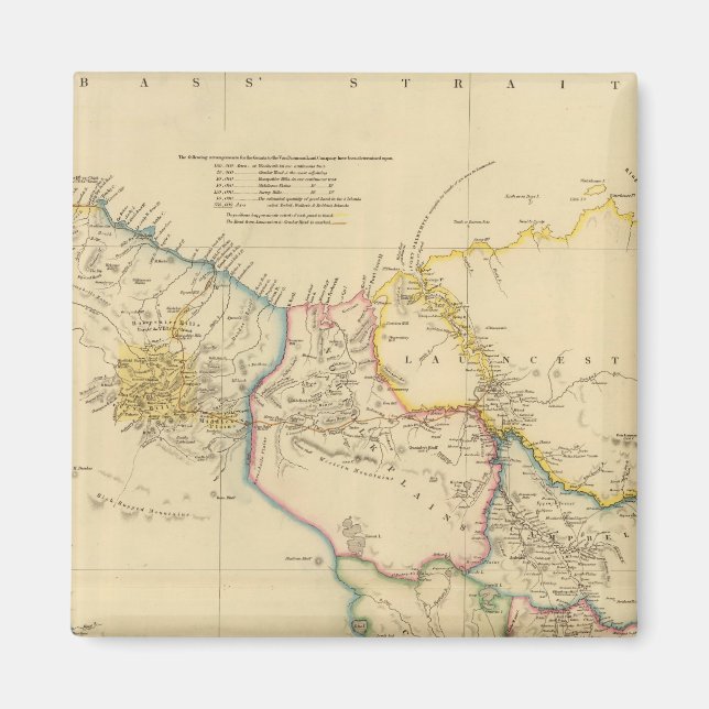 Van Diemens Land Magnet (Vorne)