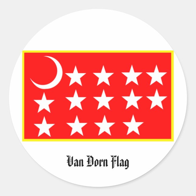 Van Dorn Flag Sticker (Vorderseite)