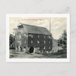 Van Dorn's Mühle, Basking Ridge NJ Vintage Postkarte
