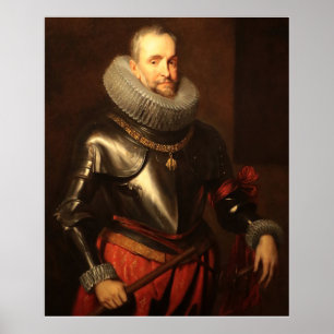 Van Dyck - Ambrogio Spinola zeigt Hofmaler Poster