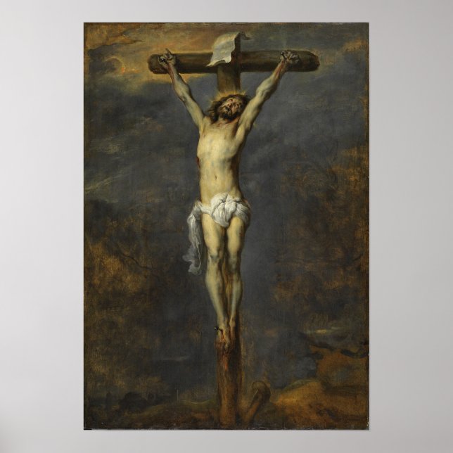 Van Dyck - Christus am Kreuz Poster (Vorne)