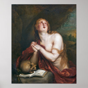 Van Dyck - Die Penitent Magdalen Poster