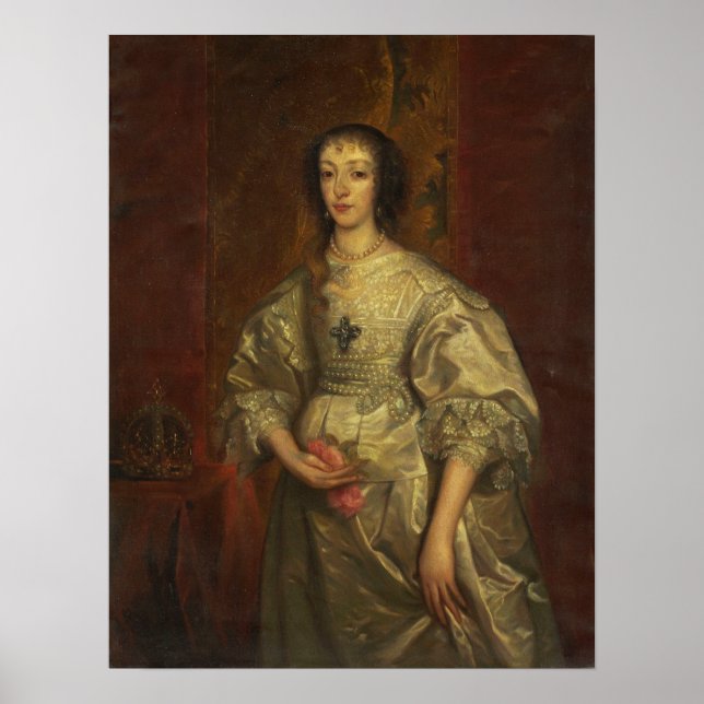 Van Dyck - Henrietta Maria Poster (Vorne)