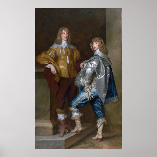 Van Dyck - John Stuart und Brother Bernard Stuart Poster (Vorne)