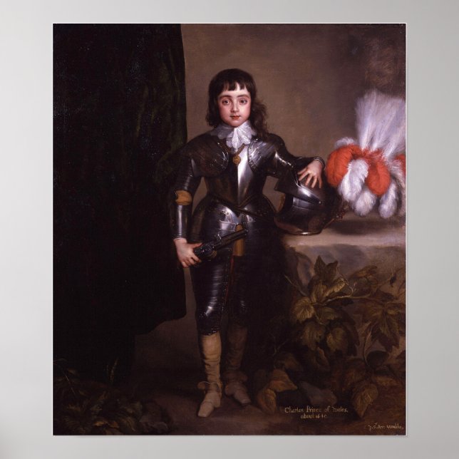 Van Dyck - König Charles II Poster (Vorne)