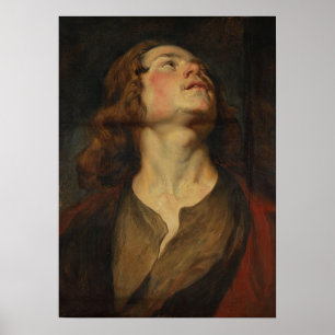 Van Dyck - Kopf des Heiligen Johannes Poster