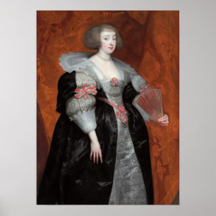 Van Dyck - Marguerite De Lorraine Poster