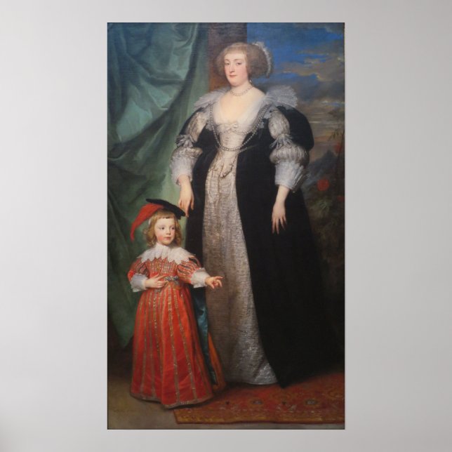 Van Dyck - Marie Claire De Croy Dutchess D'Havre . Poster (Vorne)