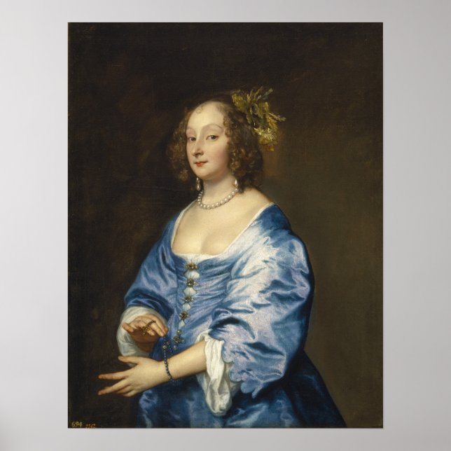 Van Dyck - Mary Ruthven Poster (Vorne)