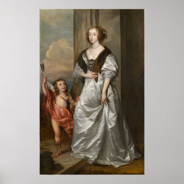 Van Dyck - Mary Villiers als Venus Poster (Vorne)