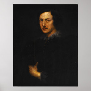 Van Dyck - Portrait eines Genuesers Poster