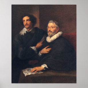 Van Dyck - Porträt der Kupferstecher Pieter De Jo… Poster