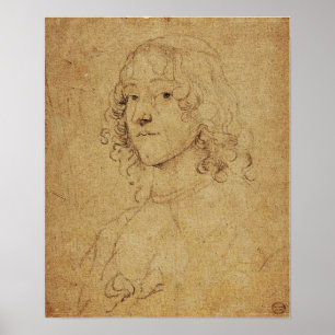 Van Dyck - Porträtstudie Poster