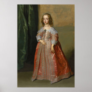Van Dyck - Prinzessin Mary Daughter of King Charle Poster