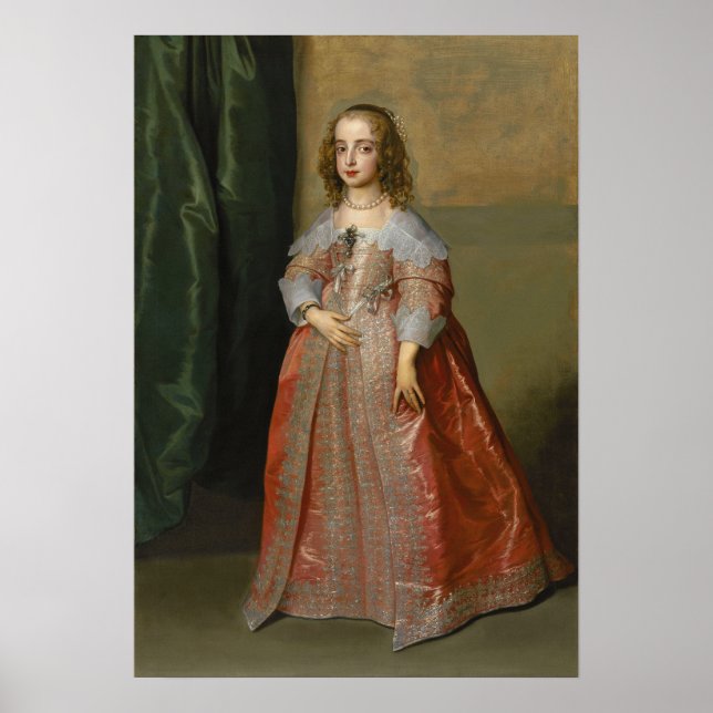 Van Dyck - Prinzessin Mary Daughter of King Charle Poster (Vorne)