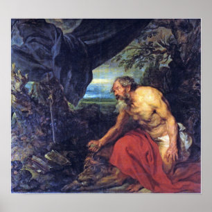 Van Dyck - Saint Jerome Poster
