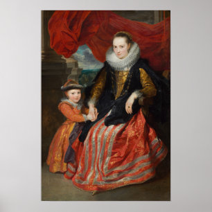 Van Dyck - Susanna Fourment und ihre Tochter Poster